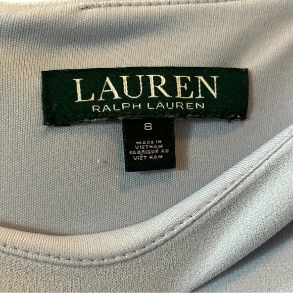 Lauren Ralph lauren simple but elegant size 8 lavender‎ dress - Picture 2 of 12